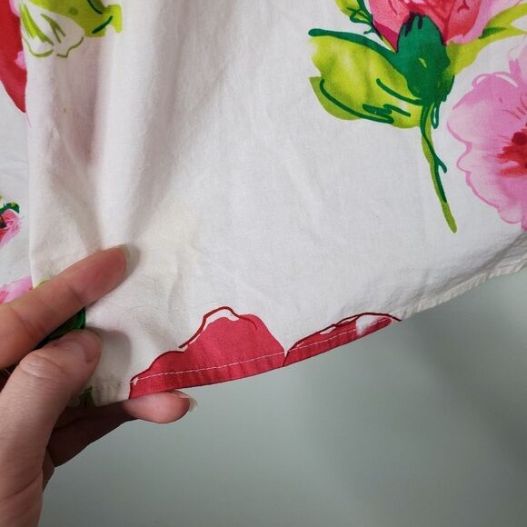 City Triangles Y2K Fit and Flare Floral Bow Back Mini Party Dress Size 3 - Picture 10 of 12